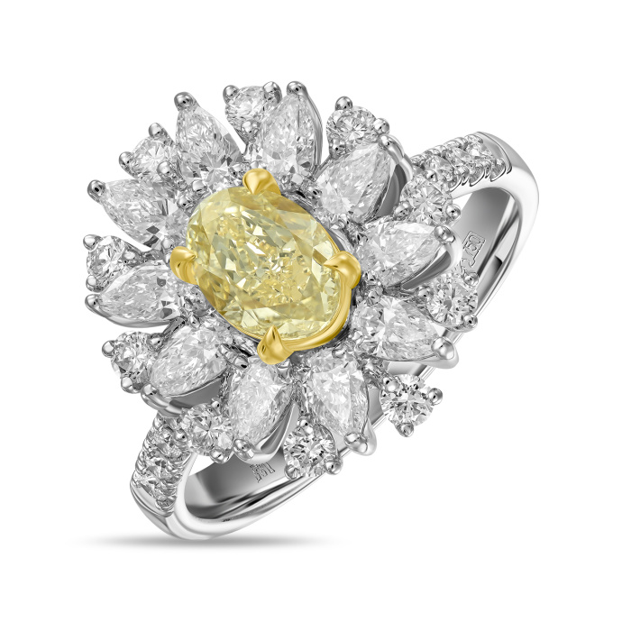 Кольцо с бриллиантами - фото 1 Кольцо с бриллиантами - фото 1