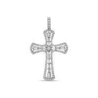 Крест с бриллиантами - фото 1