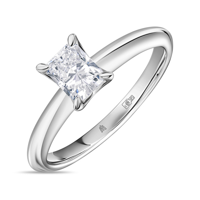 Кольцо с бриллиантом - фото 1