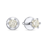 Серьги с бриллиантами - фото 1