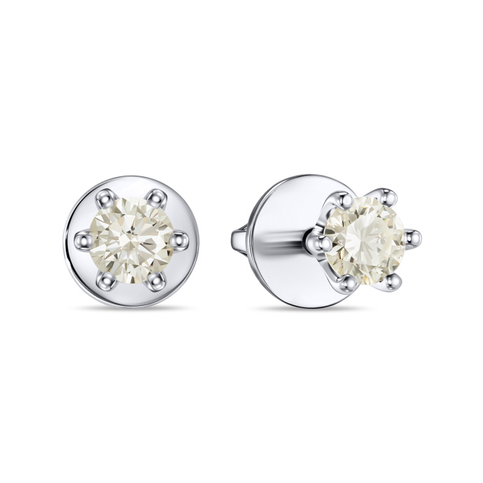 Серьги с бриллиантами - фото 1