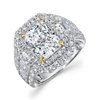 Кольцо с бриллиантами - фото 1