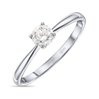 Кольцо с бриллиантом - фото 1