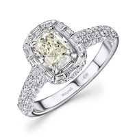 Кольцо с бриллиантами - фото 1