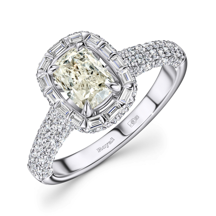 Кольцо с бриллиантами - фото 1