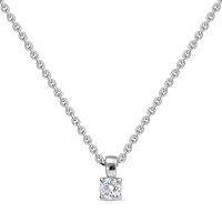 Колье с бриллиантом - фото 1