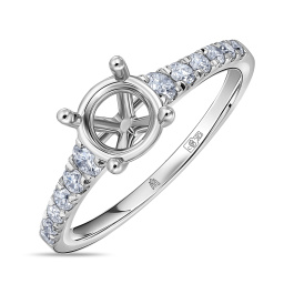 Кольцо с бриллиантом