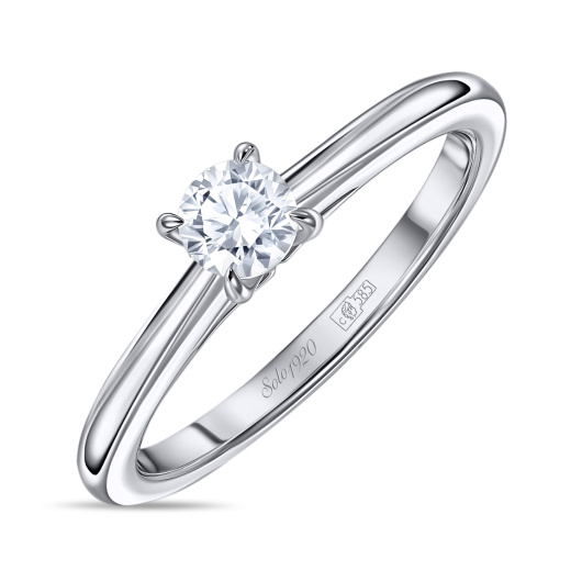 Кольцо с бриллиантом