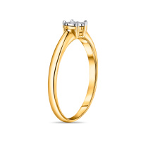 Кольцо с бриллиантом - фото 2