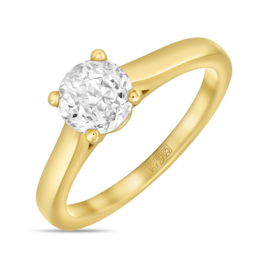 Кольцо с бриллиантом