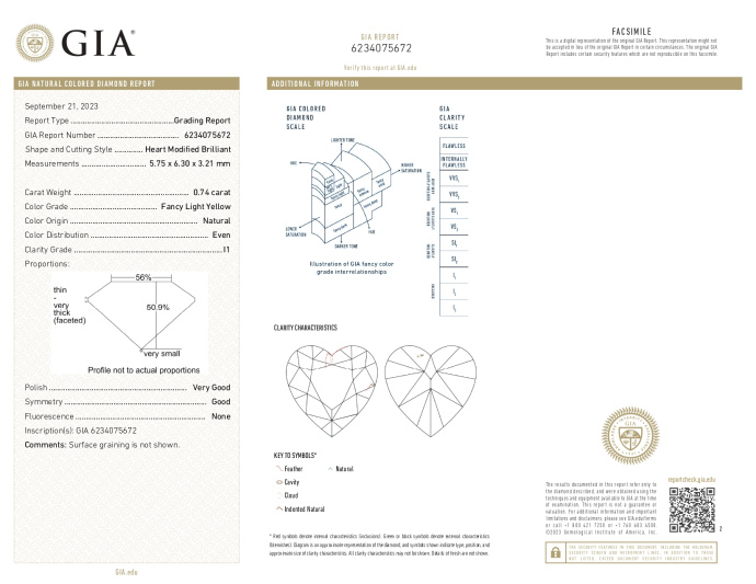 Бриллиант hmm огранка 0.74 карата - фото 2 Бриллиант hmm огранка 0.74 карата - фото 2