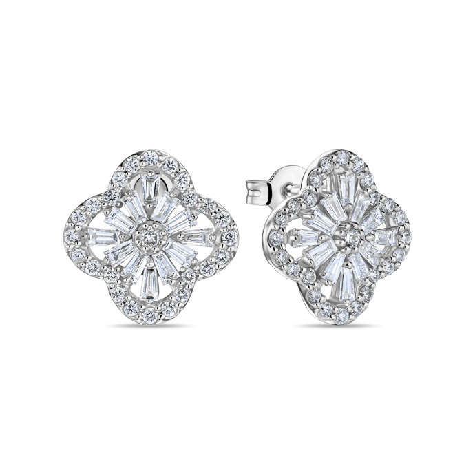 Серьги с бриллиантами - фото 1 Серьги с бриллиантами - фото 1