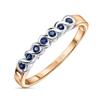 Кольцо с сапфирами - фото 1