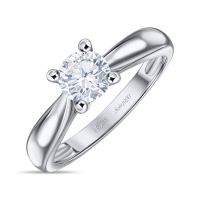 Кольцо с бриллиантом - фото 1