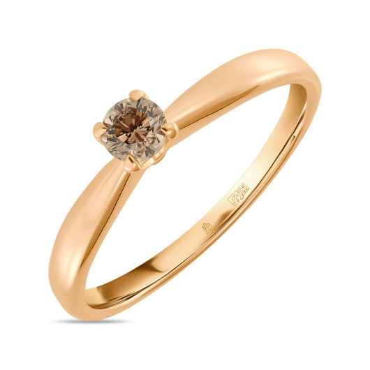 Кольцо с бриллиантом