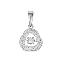 Подвеска с бриллиантами - фото 1