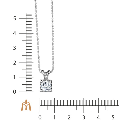 Колье с бриллиантом