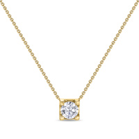 Колье с бриллиантом - фото 1