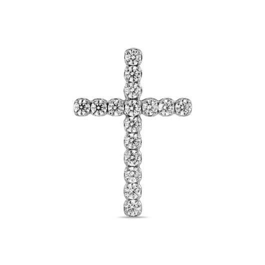 Крест с фианитами