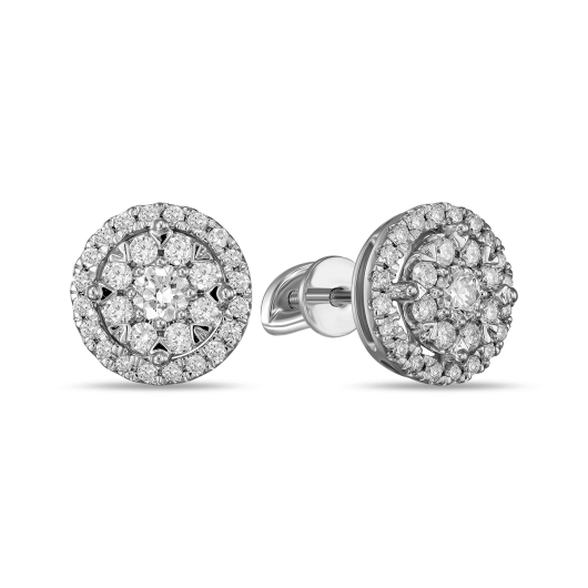 Серьги с бриллиантом