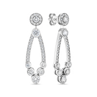 Серьги с бриллиантами - фото 1 Серьги с бриллиантами - фото 1