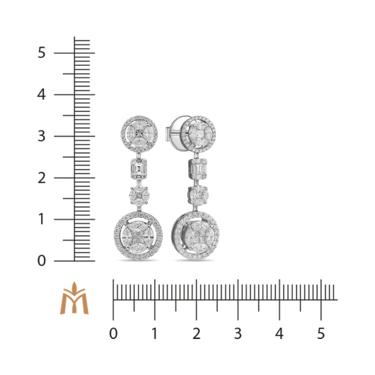 Серьги с бриллиантами