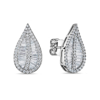 Серьги с бриллиантами - фото 1