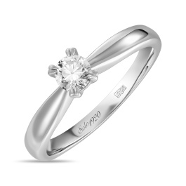 Кольцо с бриллиантом