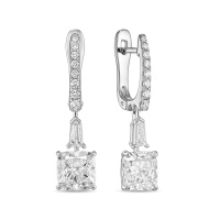 Серьги с бриллиантом - фото 1 Серьги с бриллиантом - фото 1