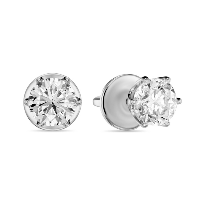 Серьги с бриллиантами - фото 1 Серьги с бриллиантами - фото 1