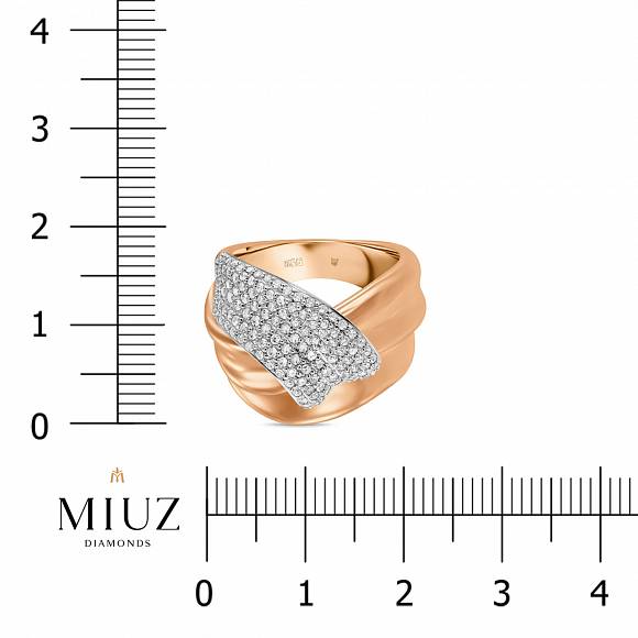 Кольцо с бриллиантами R4091-R42195B0FR-R17 - Фото 2