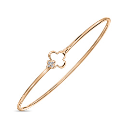 Браслет жесткий с бриллиантами