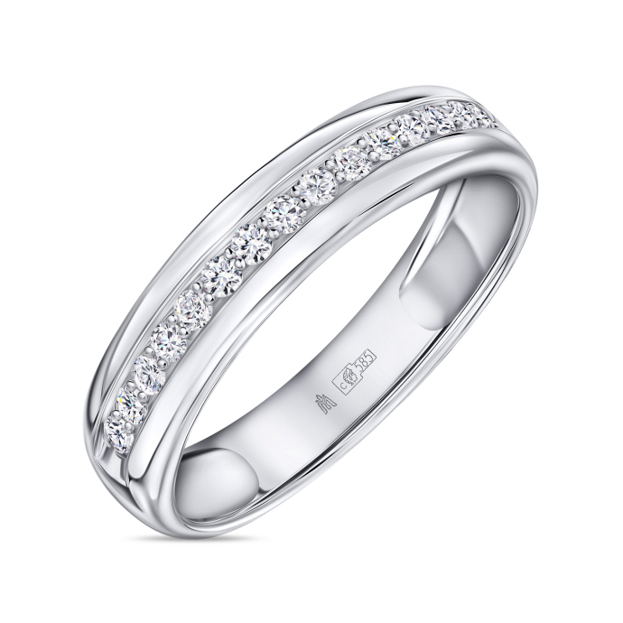 Кольцо с бриллиантом - фото 1