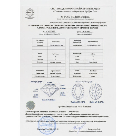 Колье с бриллиантом