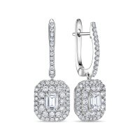 Серьги с бриллиантами - фото 1 Серьги с бриллиантами - фото 1