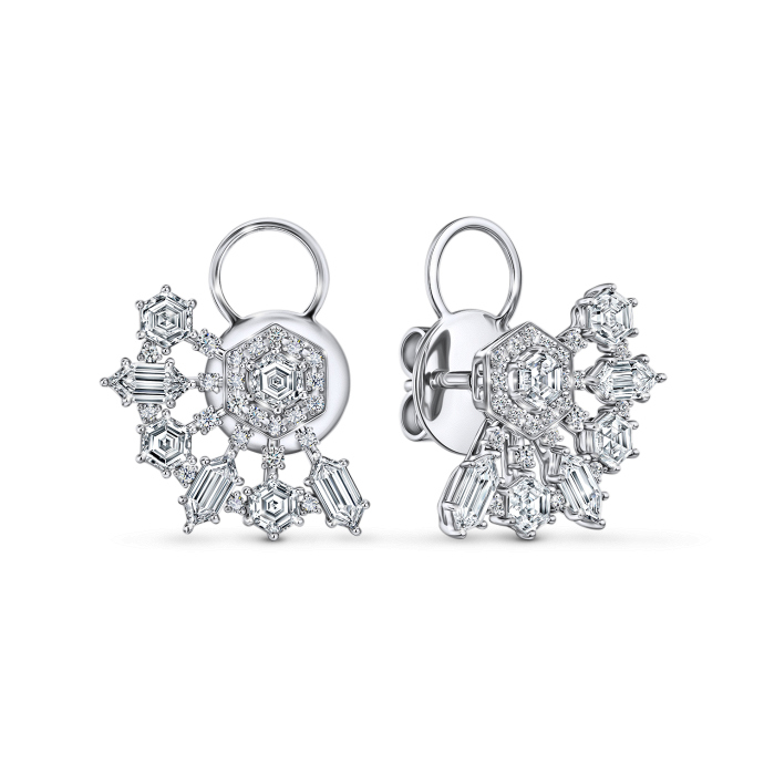 Серьги с бриллиантом - фото 1