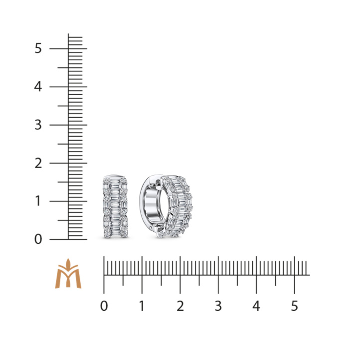 Серьги с бриллиантами - фото 2 Серьги с бриллиантами - фото 2