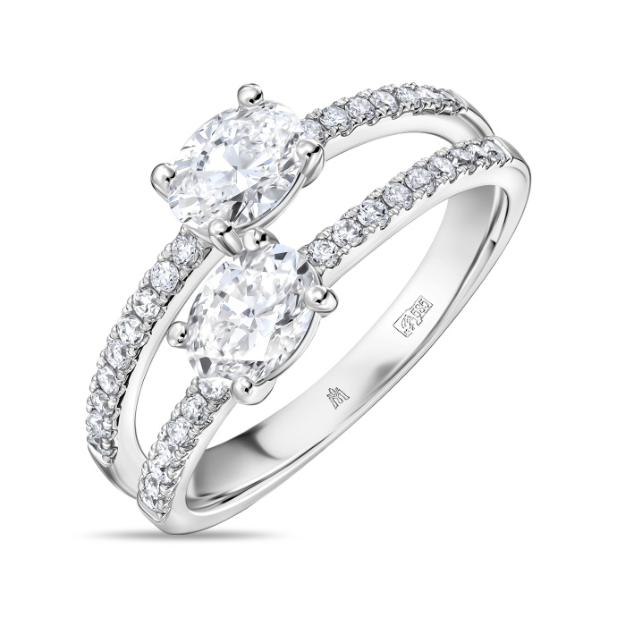 Кольцо с бриллиантом - фото 1