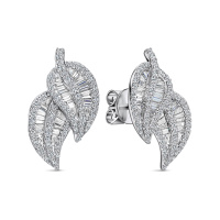 Серьги с бриллиантами - фото 1