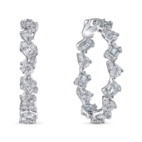 Серьги с бриллиантами - фото 1