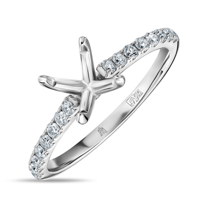 Кольцо с бриллиантами - фото 1