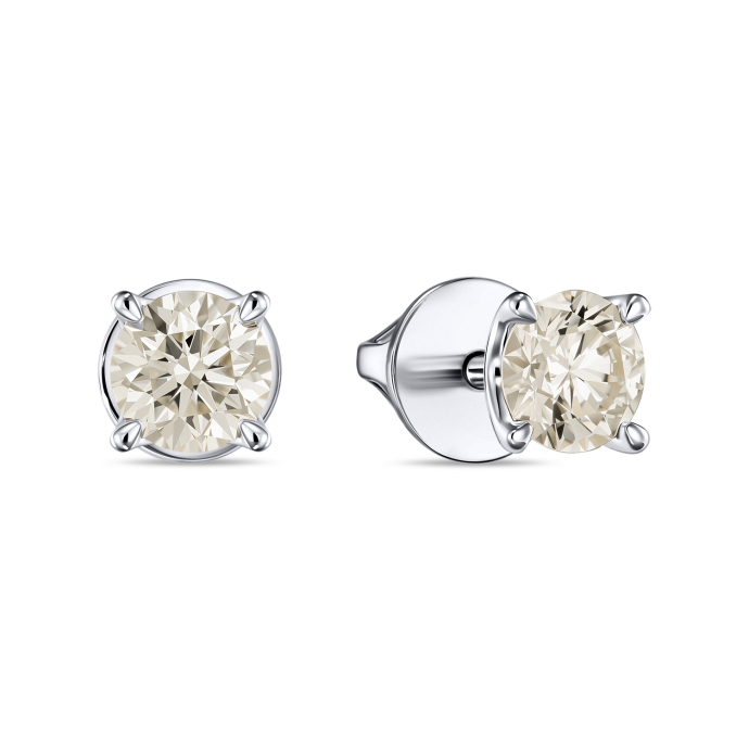 Серьги с бриллиантами - фото 1