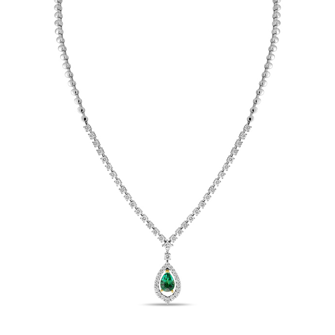 Колье с изумрудом - фото 1 Колье с изумрудом - фото 1