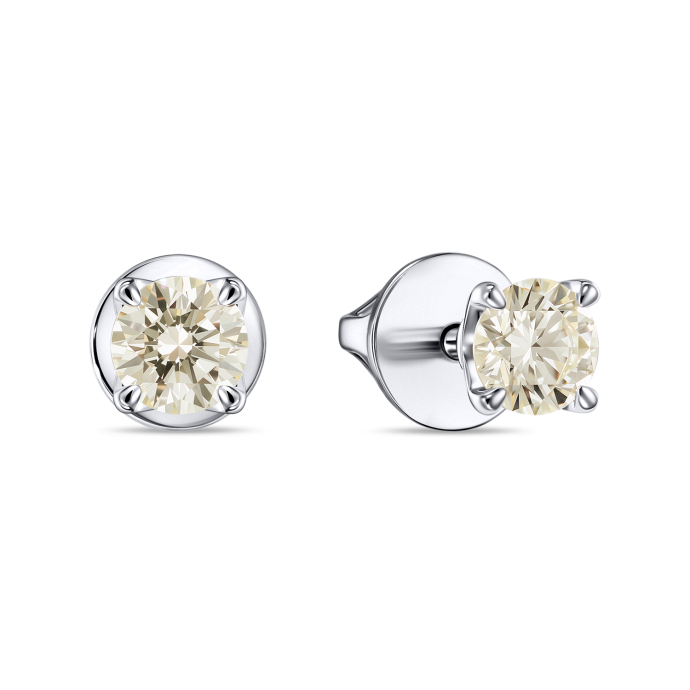 Серьги с бриллиантами - фото 1