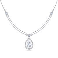 Колье с бриллиантом - фото 1