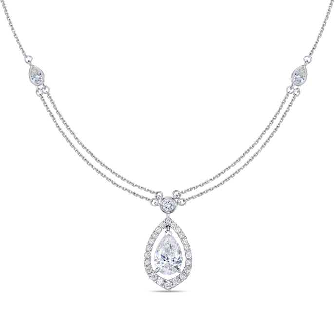 Колье с бриллиантом - фото 1