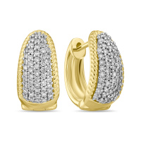 Серьги с бриллиантами - фото 1