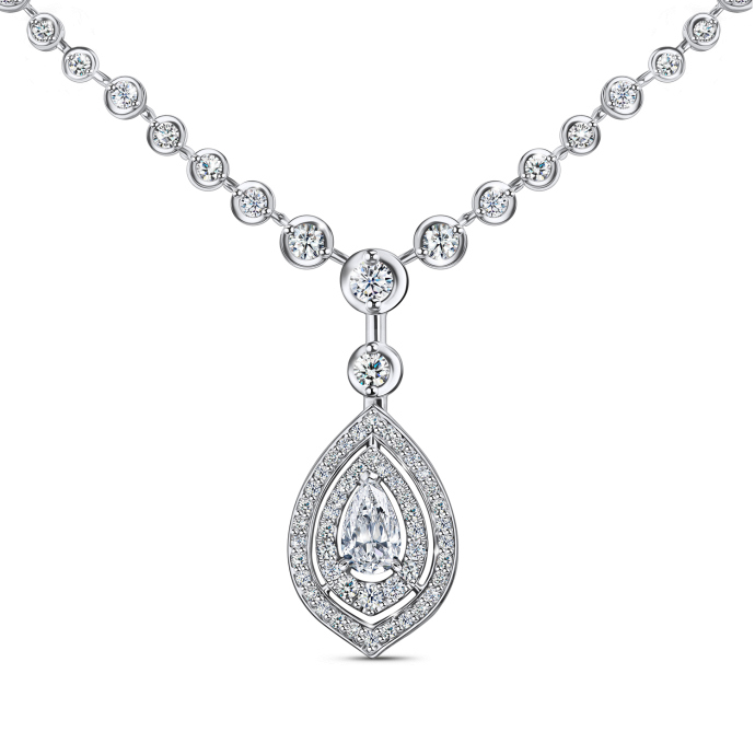 Колье с бриллиантами - фото 1