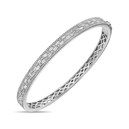 Браслет жесткий с бриллиантами