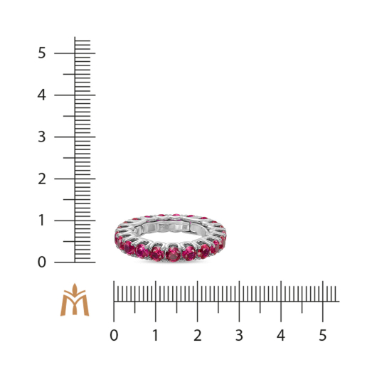 Кольцо с рубином